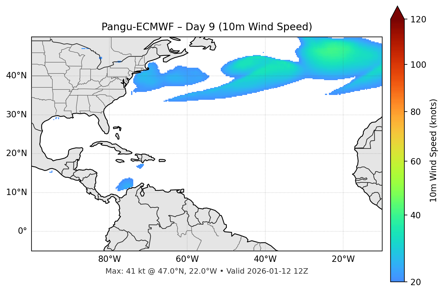 Pangu-ECMWF - Day 09