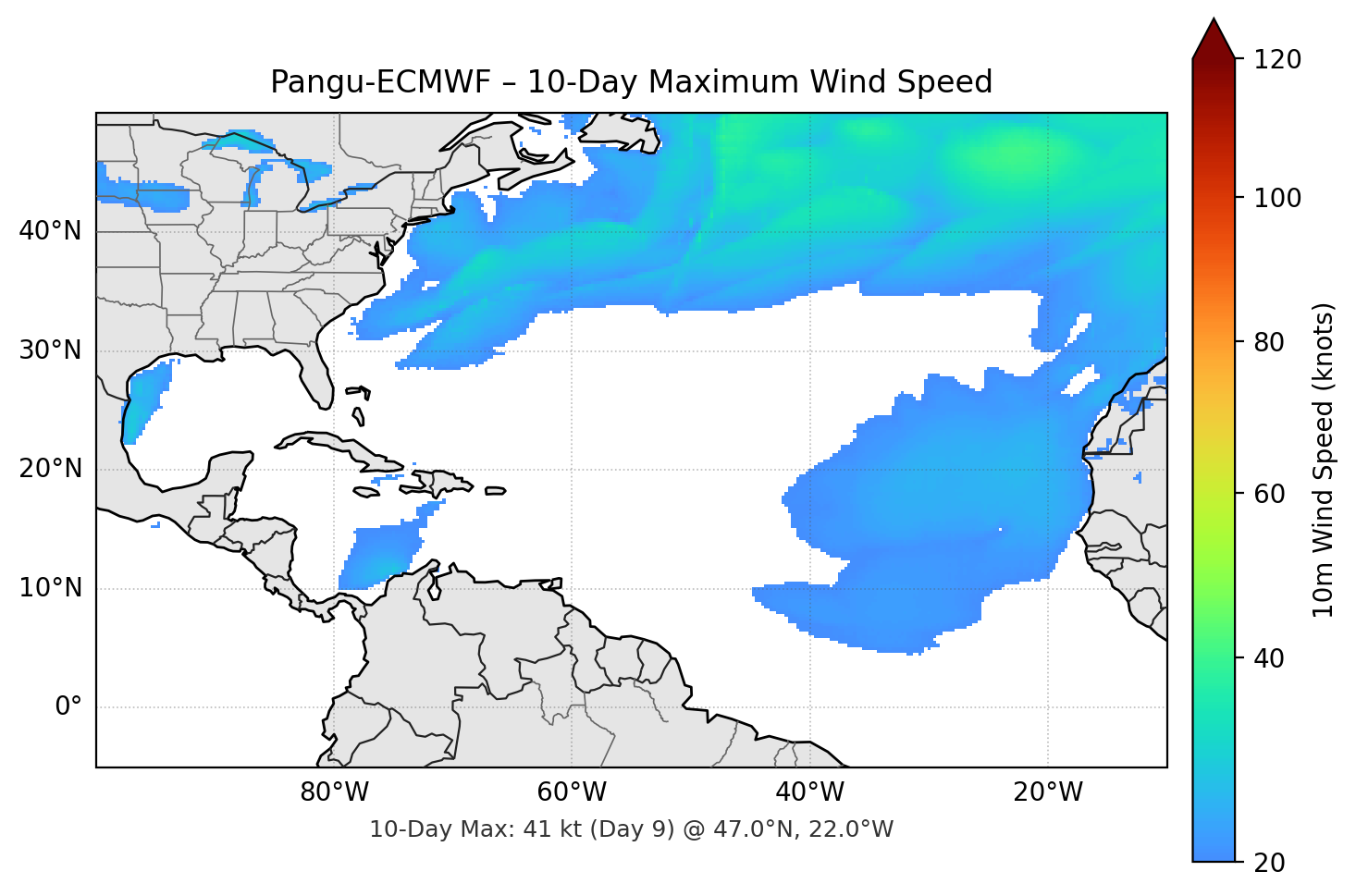 Pangu-ECMWF 10-Day Max