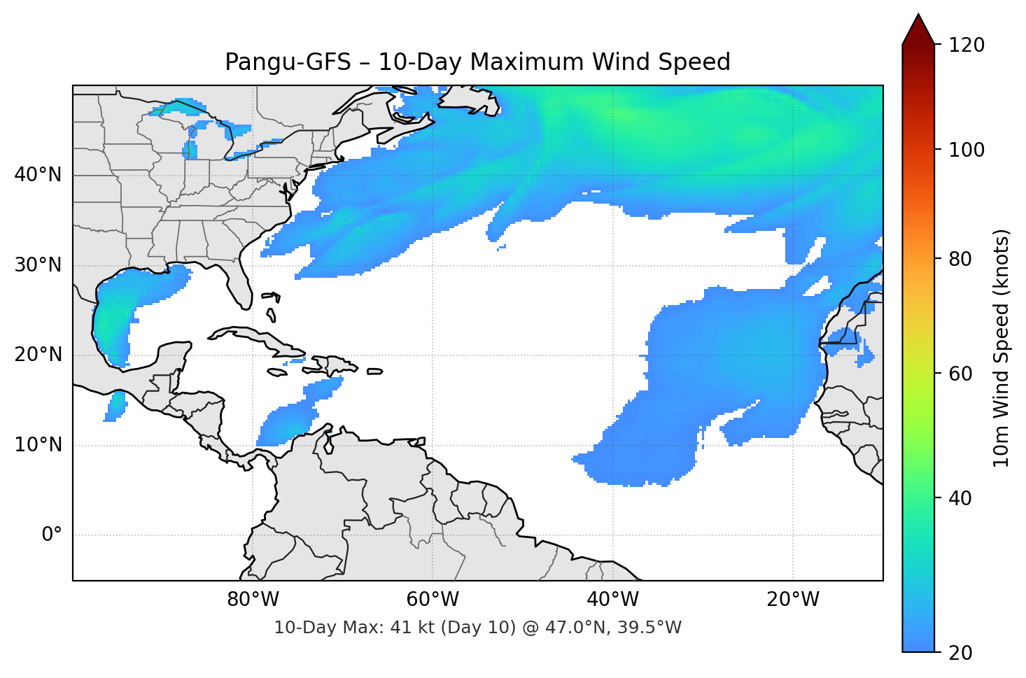 Pangu-GFS 10-Day Max