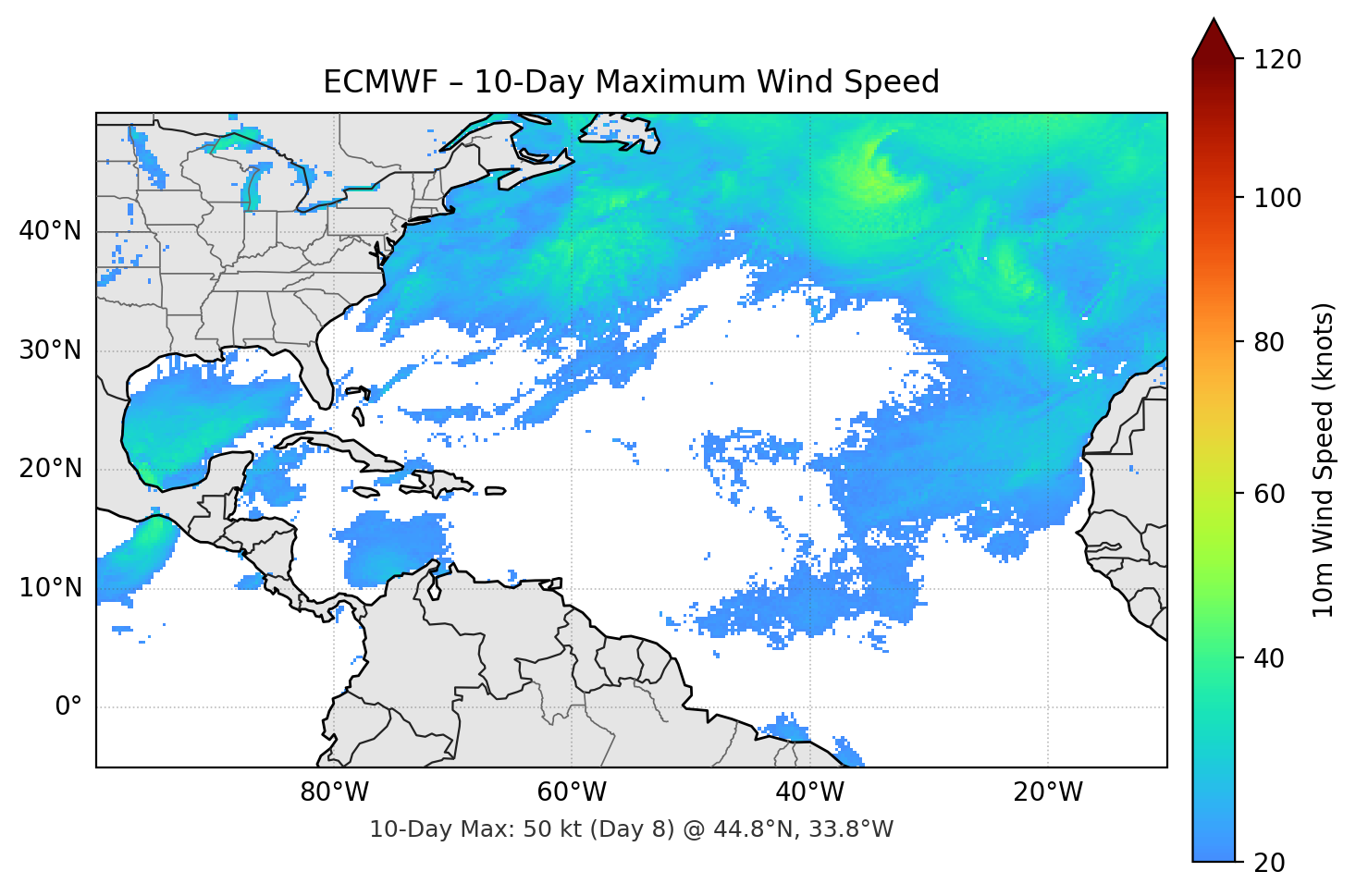 ECMWF 10-Day Max