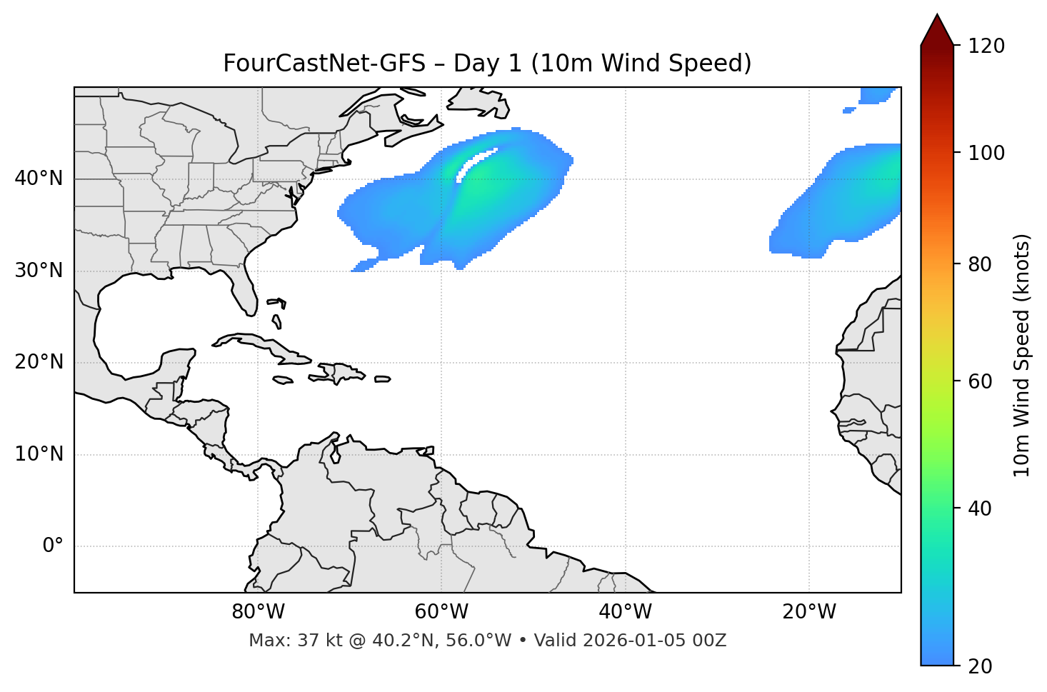 FourCastNet-GFS - Day 01