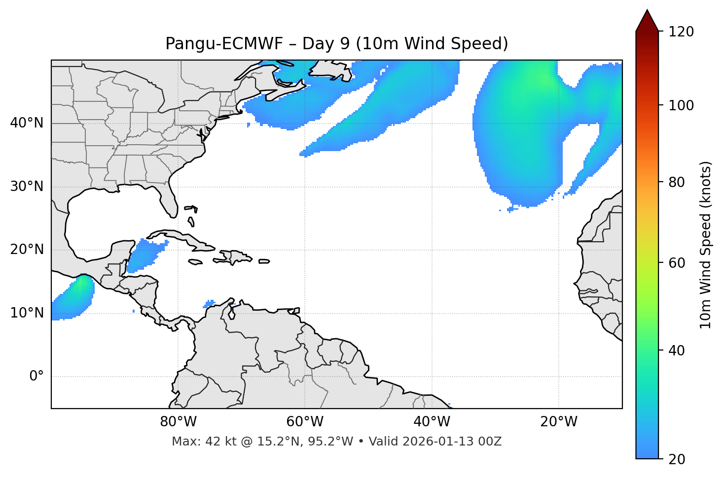 Pangu-ECMWF - Day 09