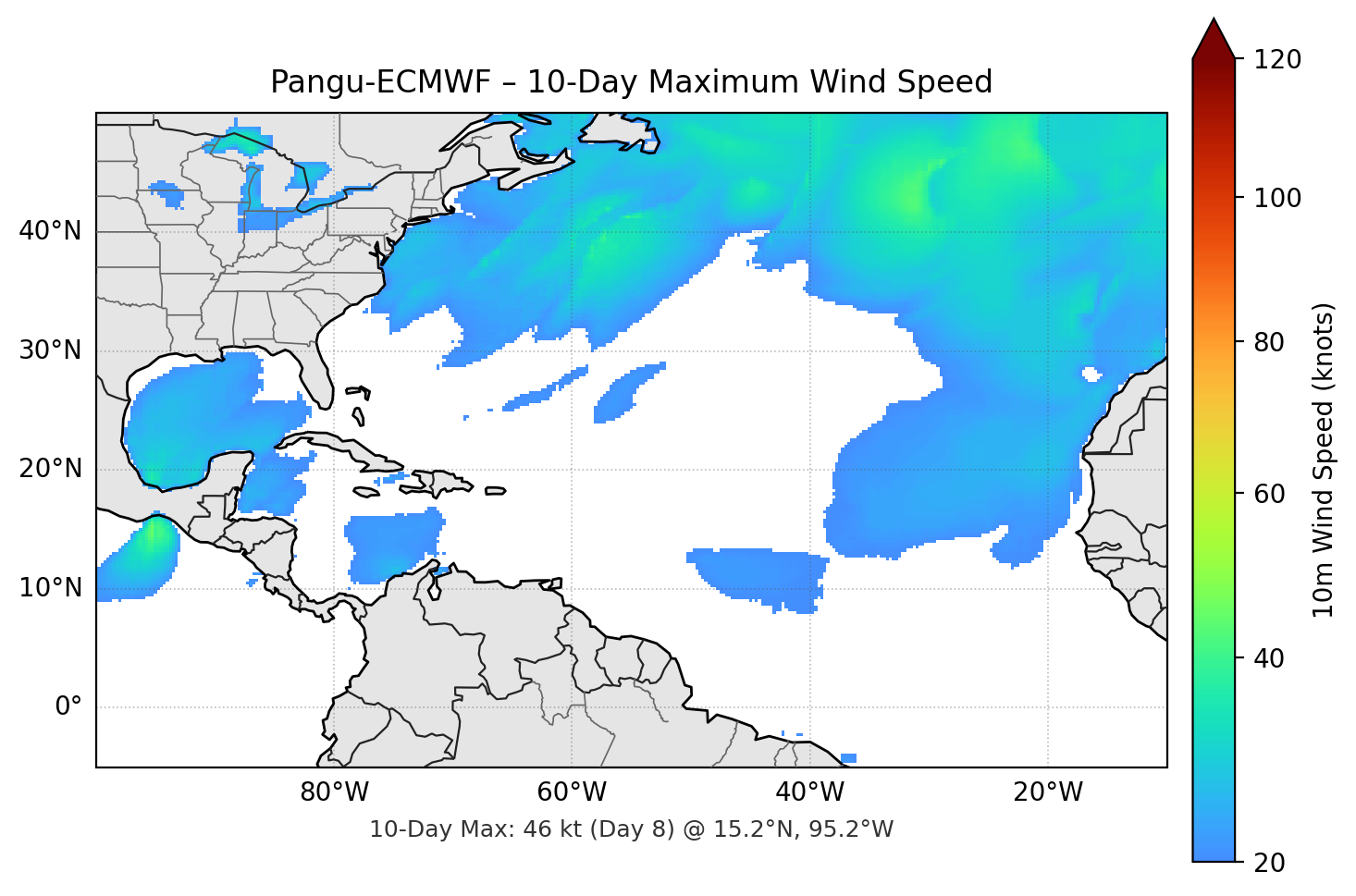 Pangu-ECMWF 10-Day Max