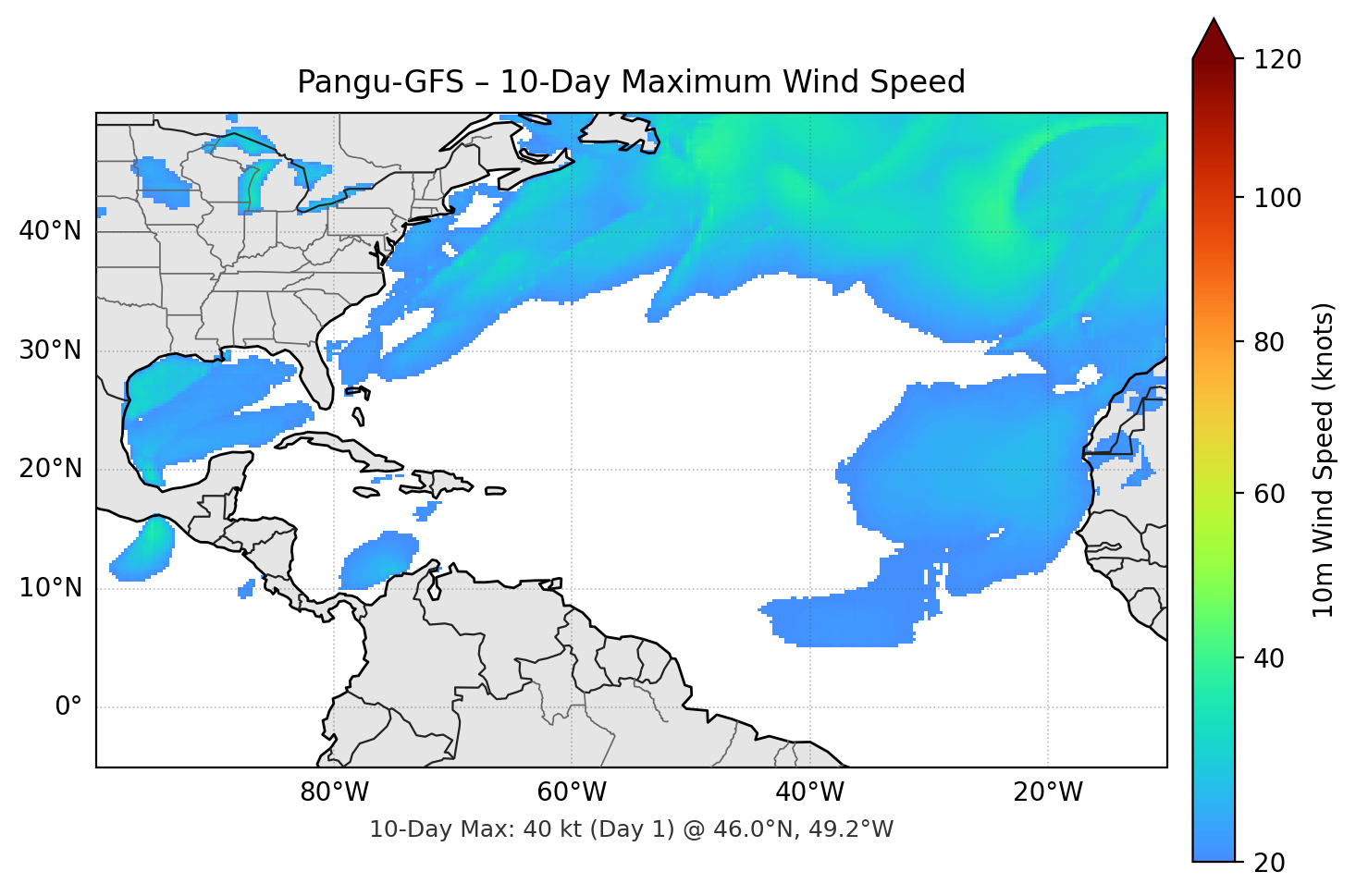 Pangu-GFS 10-Day Max
