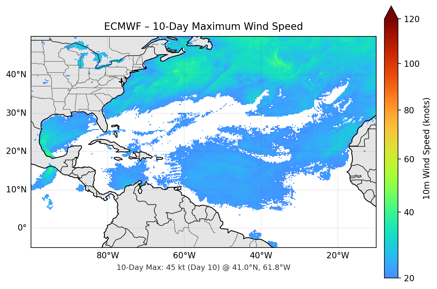 ECMWF 10-Day Max