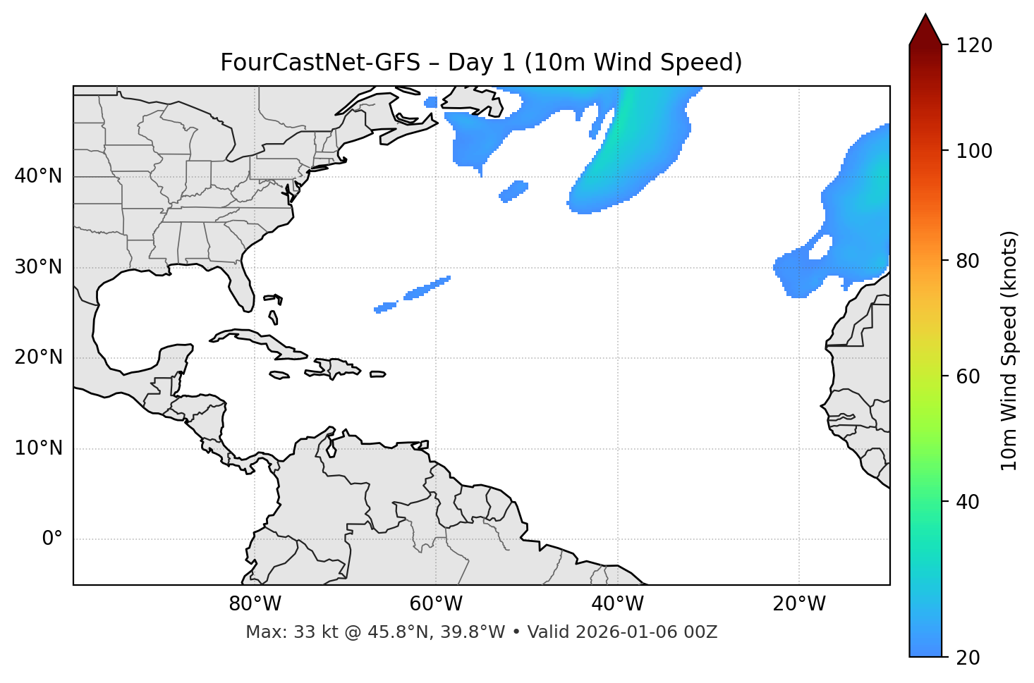 FourCastNet-GFS - Day 01