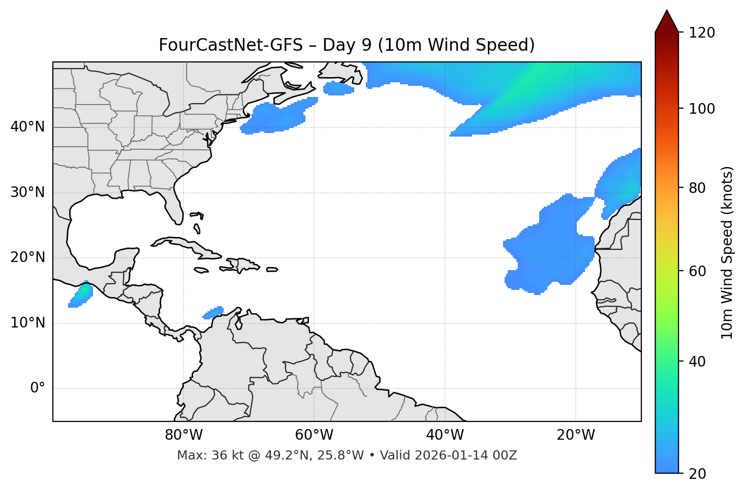 FourCastNet-GFS - Day 09