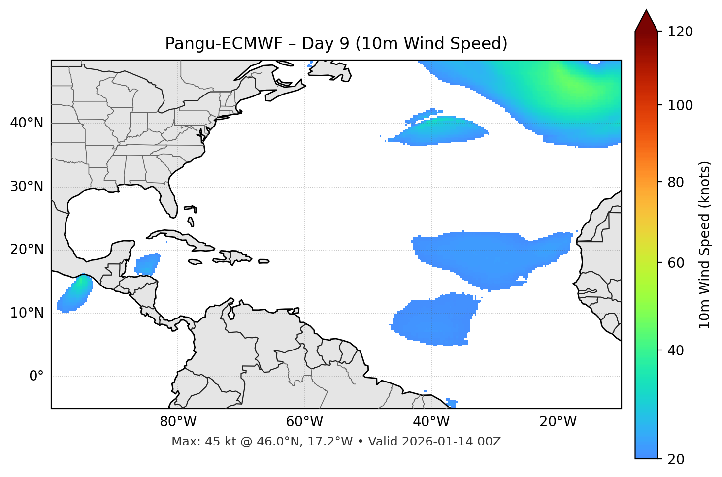 Pangu-ECMWF - Day 09