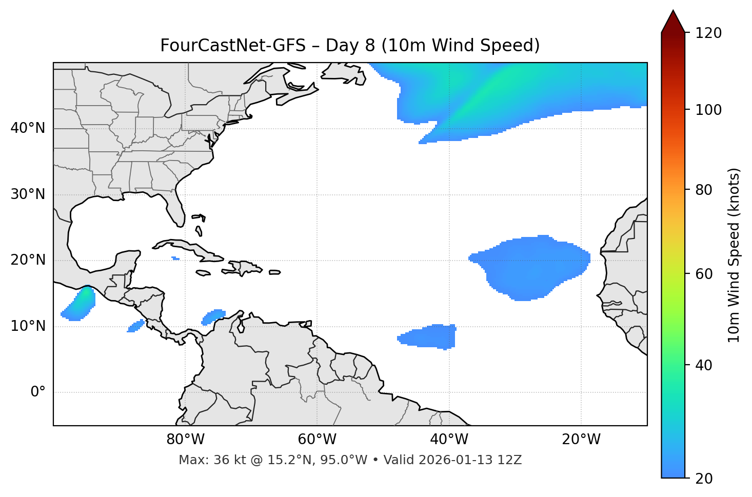 FourCastNet-GFS - Day 08