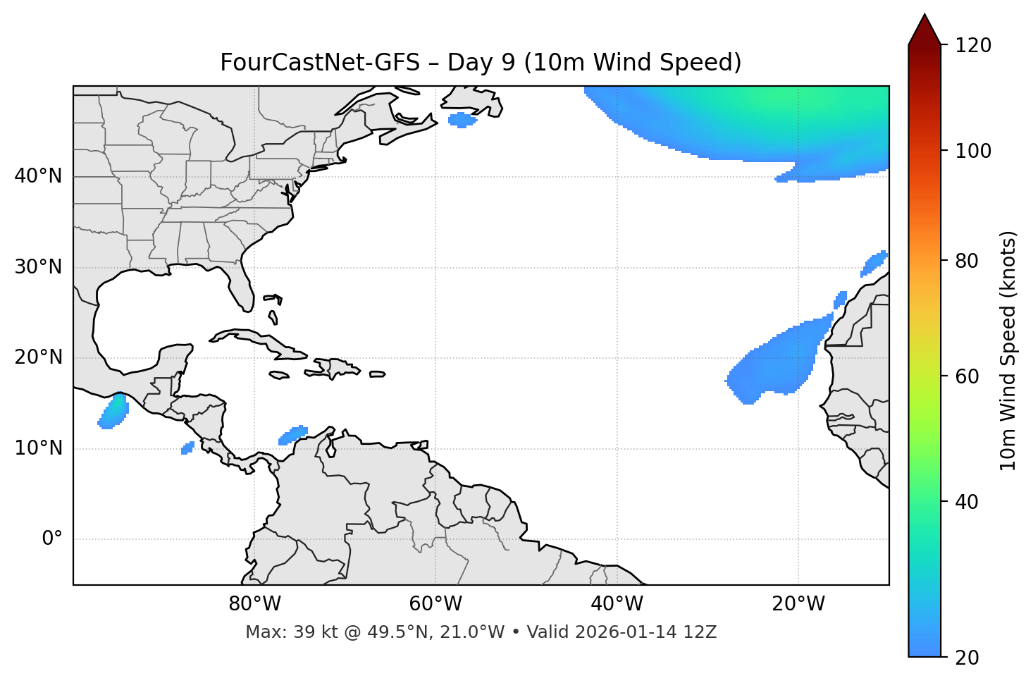 FourCastNet-GFS - Day 09