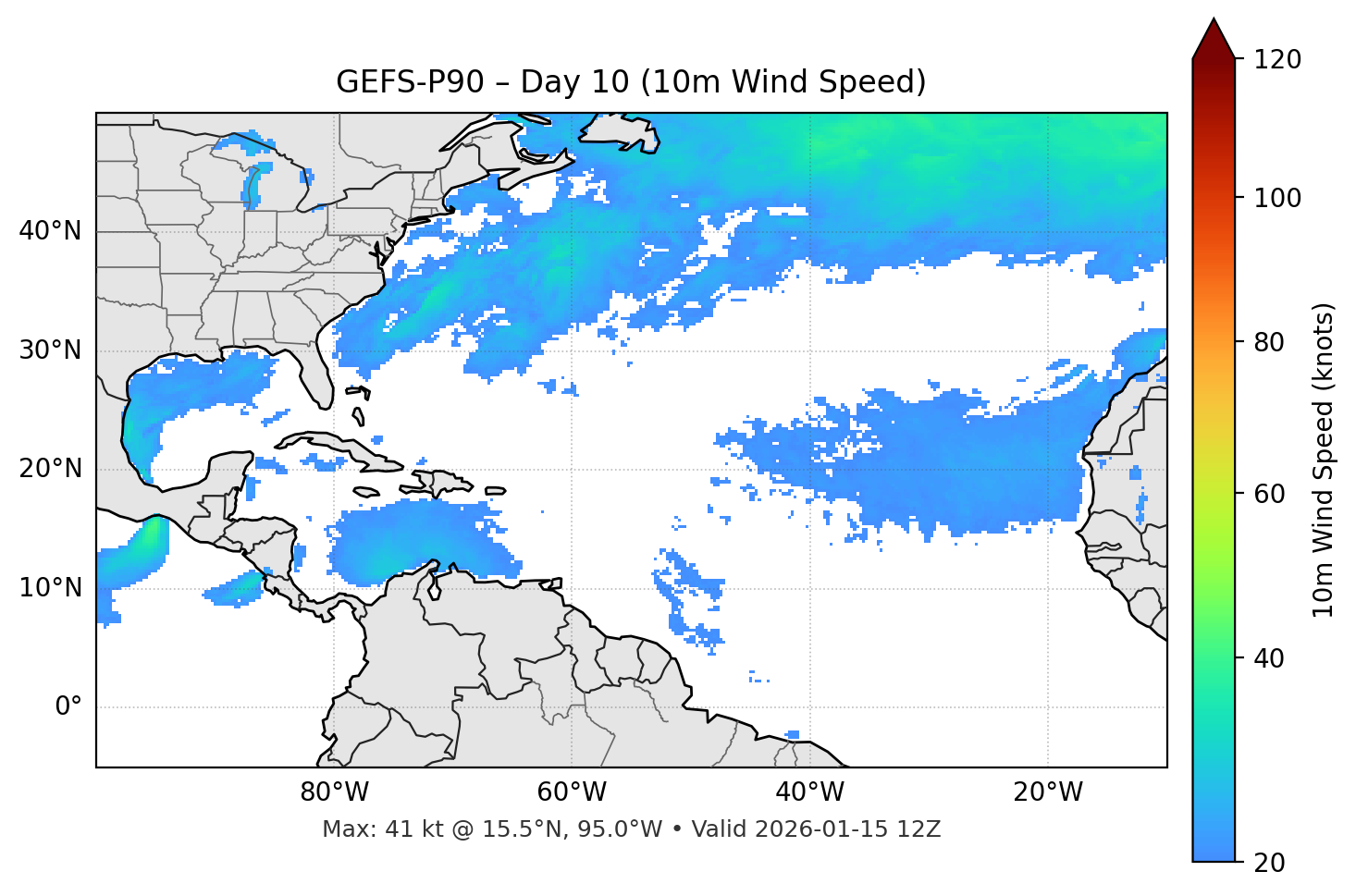 GEFS-P90 - Day 10