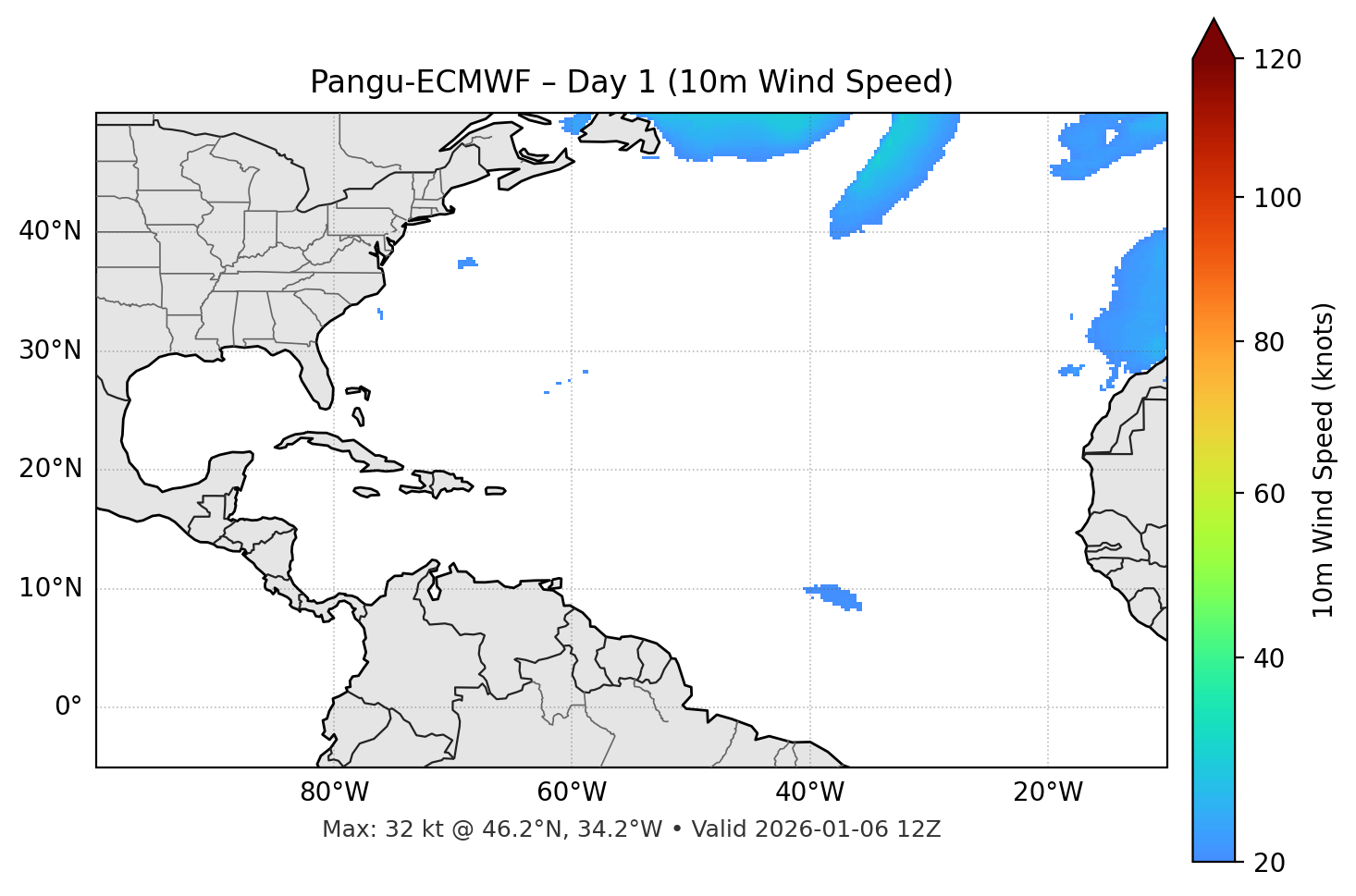 Pangu-ECMWF - Day 01