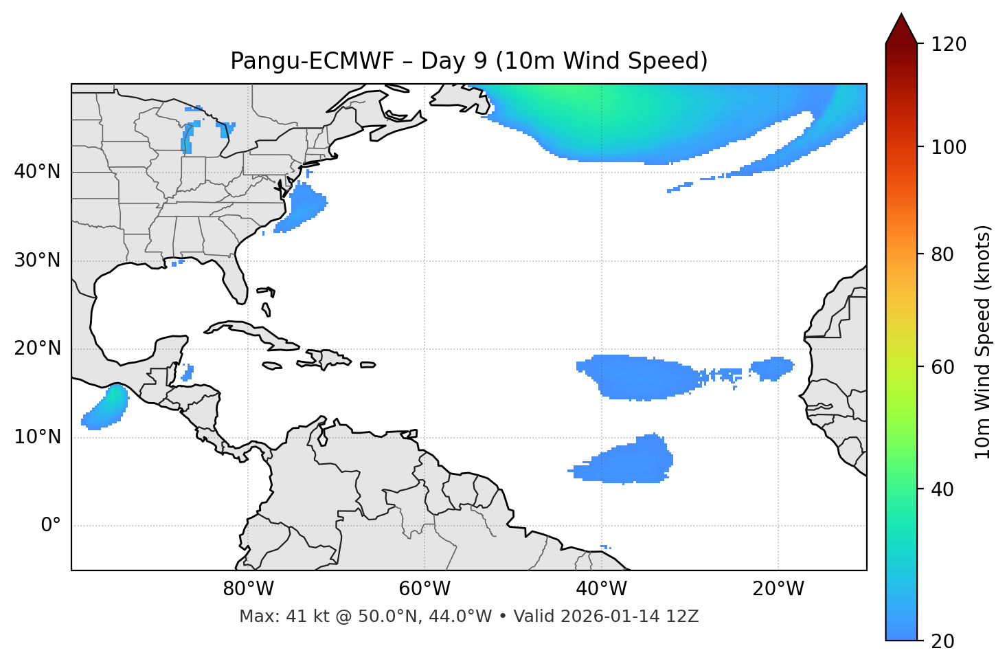 Pangu-ECMWF - Day 09