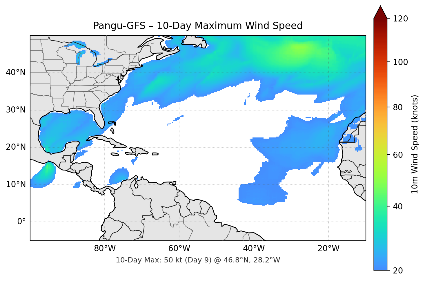 Pangu-GFS 10-Day Max