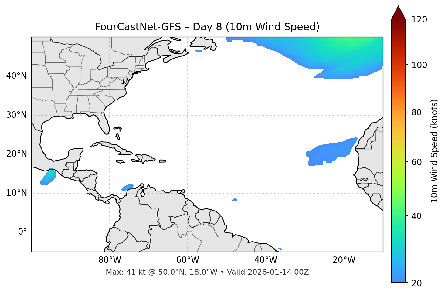 FourCastNet-GFS - Day 08