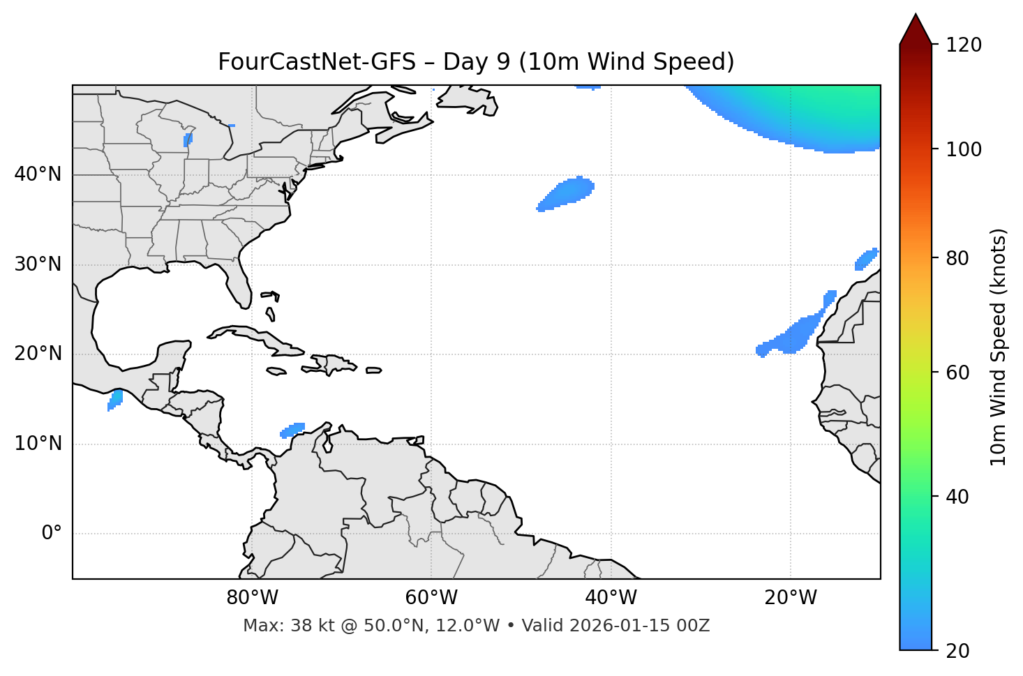 FourCastNet-GFS - Day 09