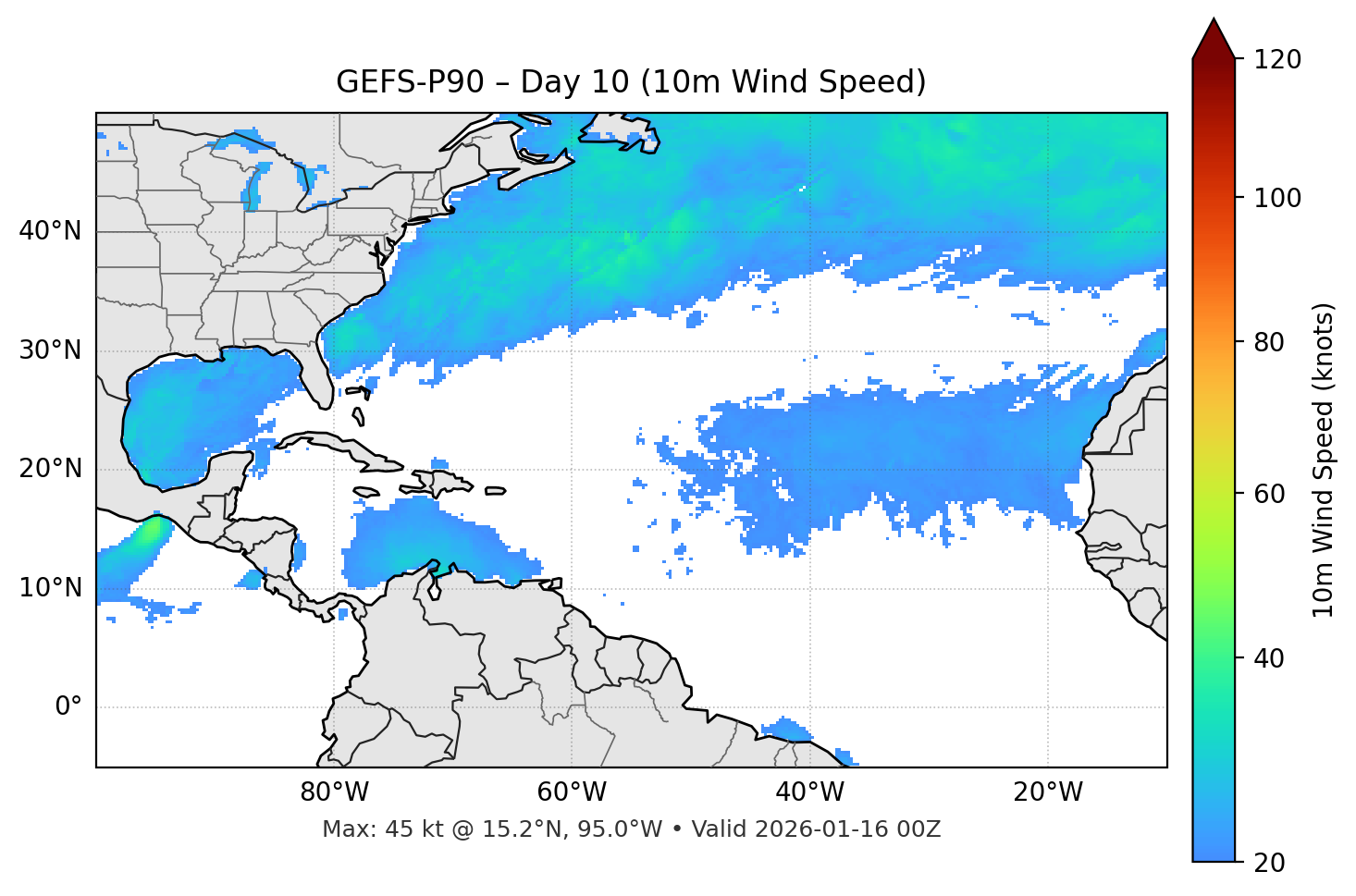 GEFS-P90 - Day 10