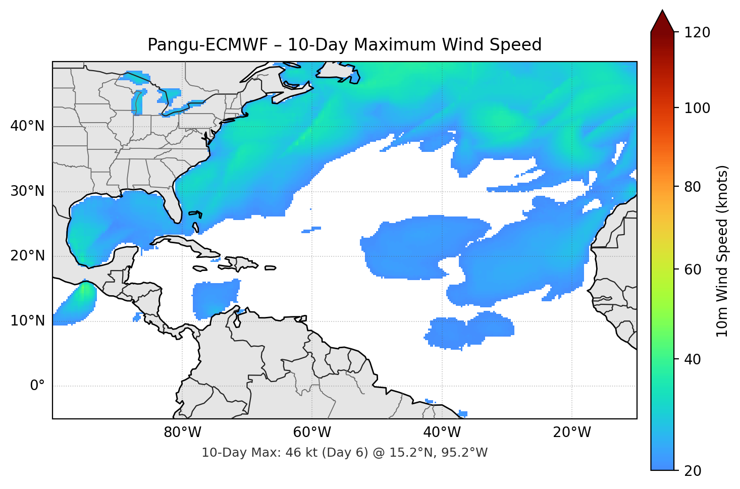 Pangu-ECMWF 10-Day Max