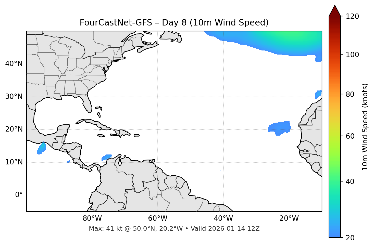 FourCastNet-GFS - Day 08