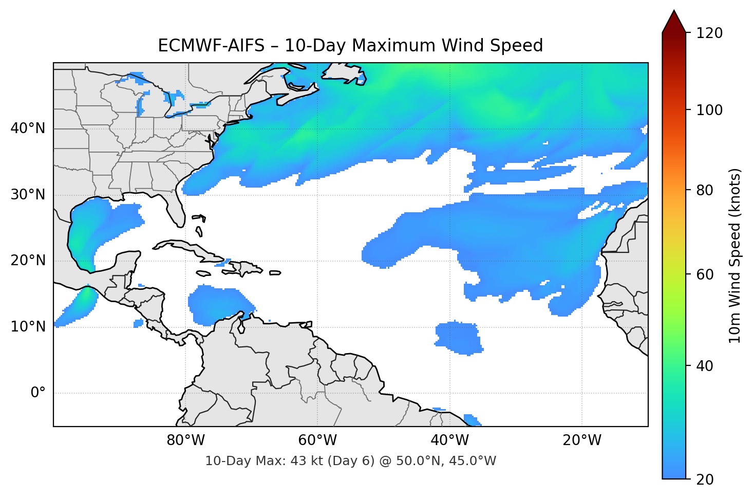 ECMWF-AIFS 10-Day Max