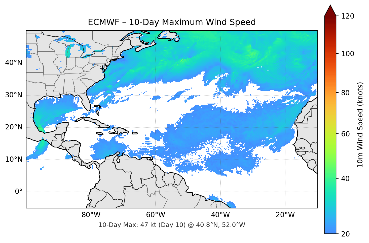 ECMWF 10-Day Max