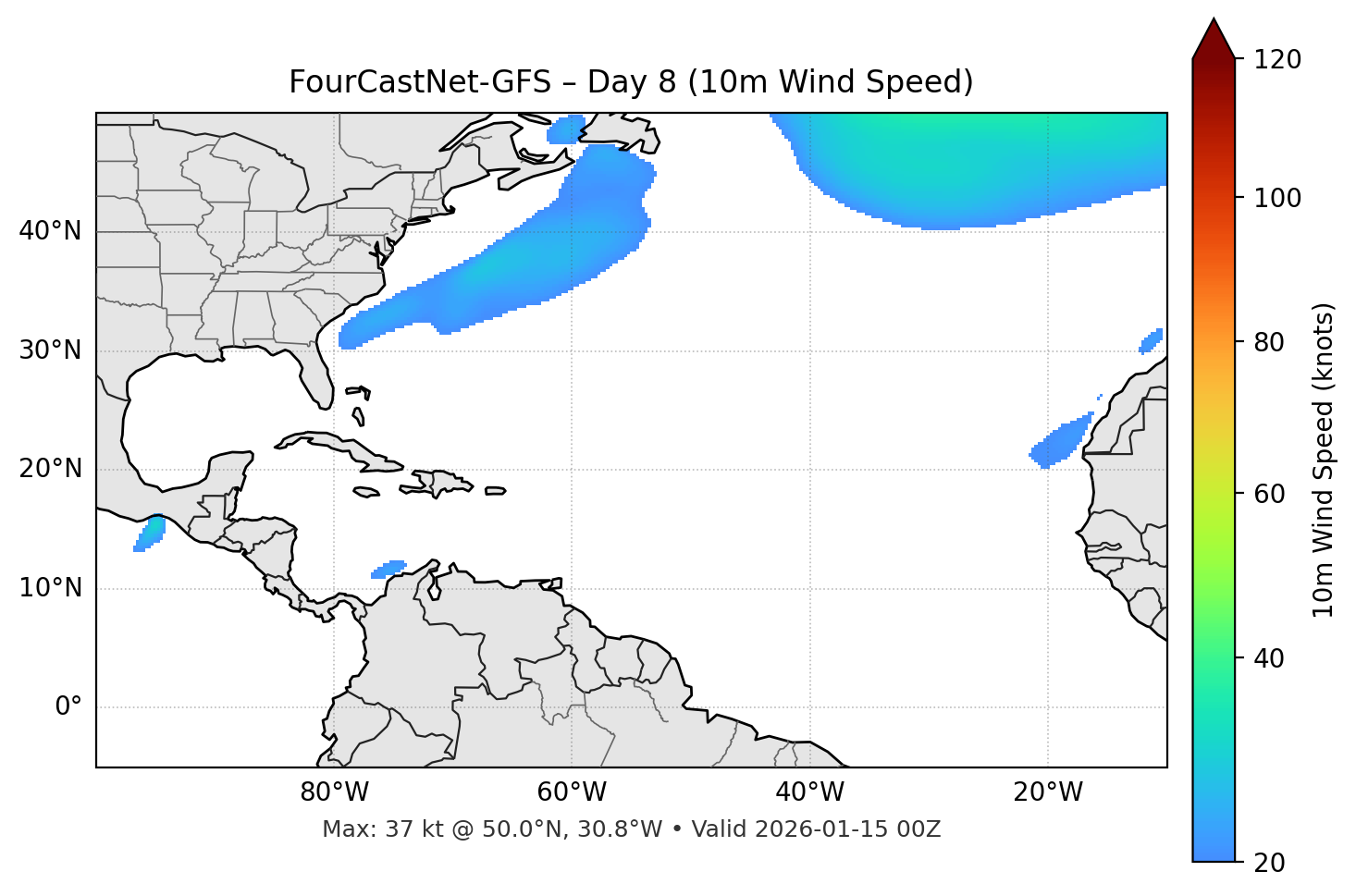FourCastNet-GFS - Day 08