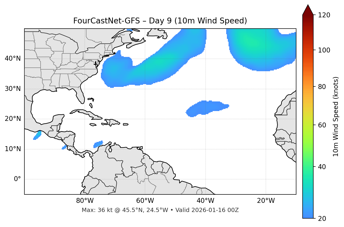FourCastNet-GFS - Day 09