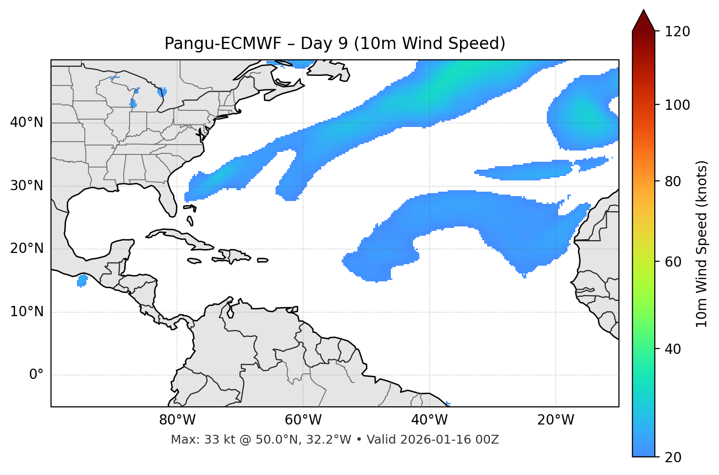 Pangu-ECMWF - Day 09