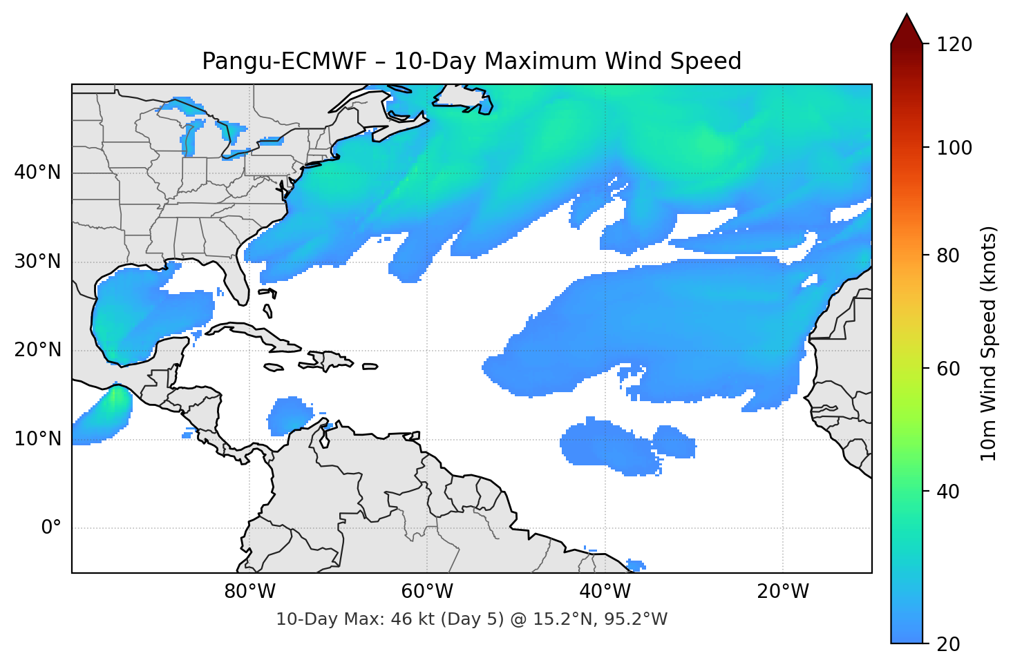 Pangu-ECMWF 10-Day Max