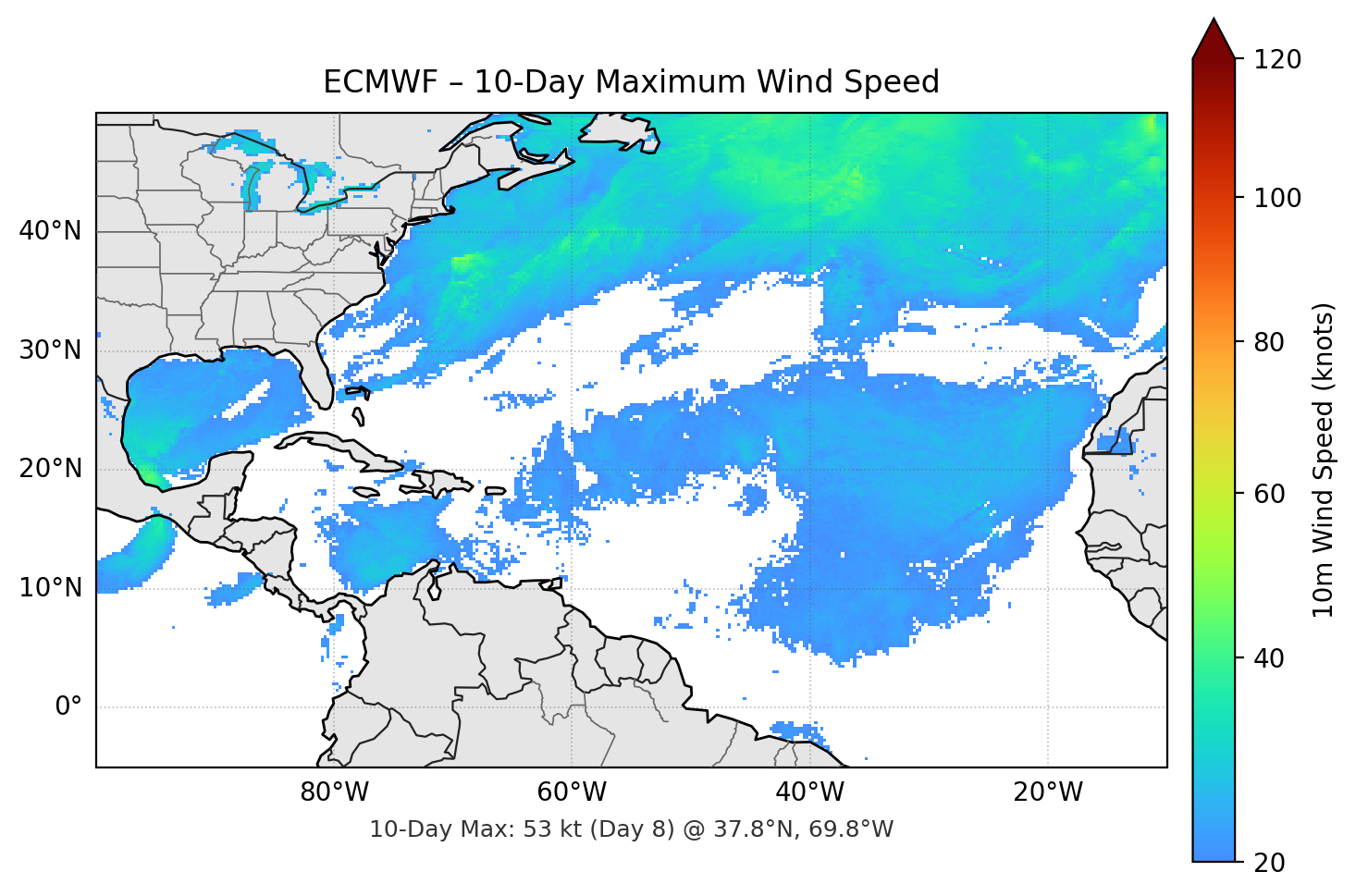 ECMWF 10-Day Max