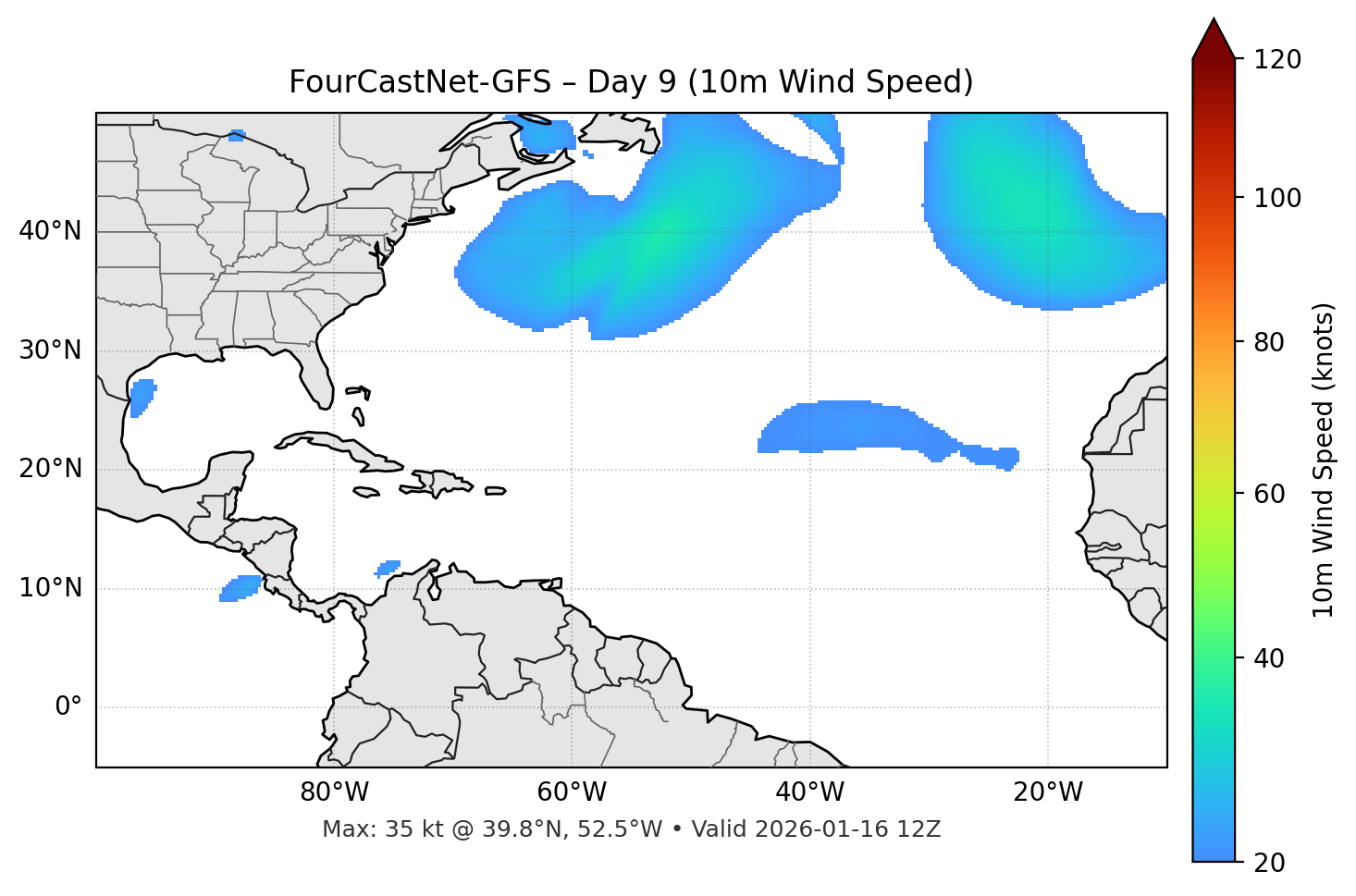 FourCastNet-GFS - Day 09