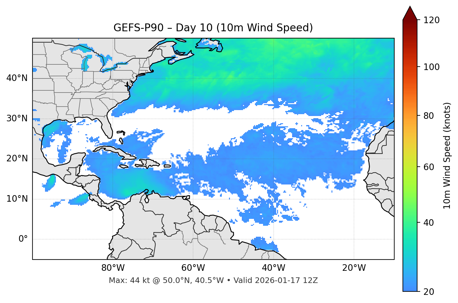 GEFS-P90 - Day 10