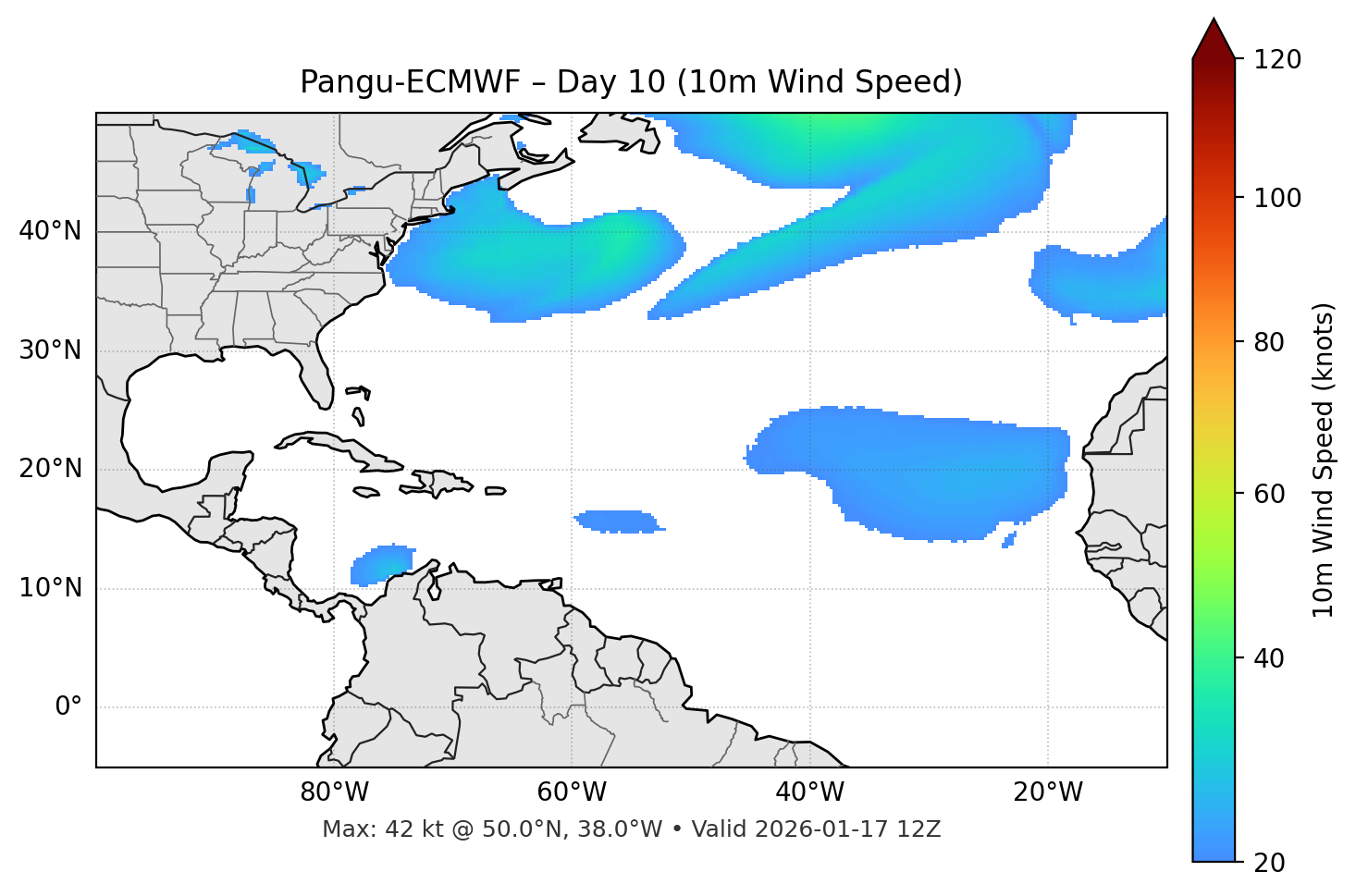 Pangu-ECMWF - Day 10