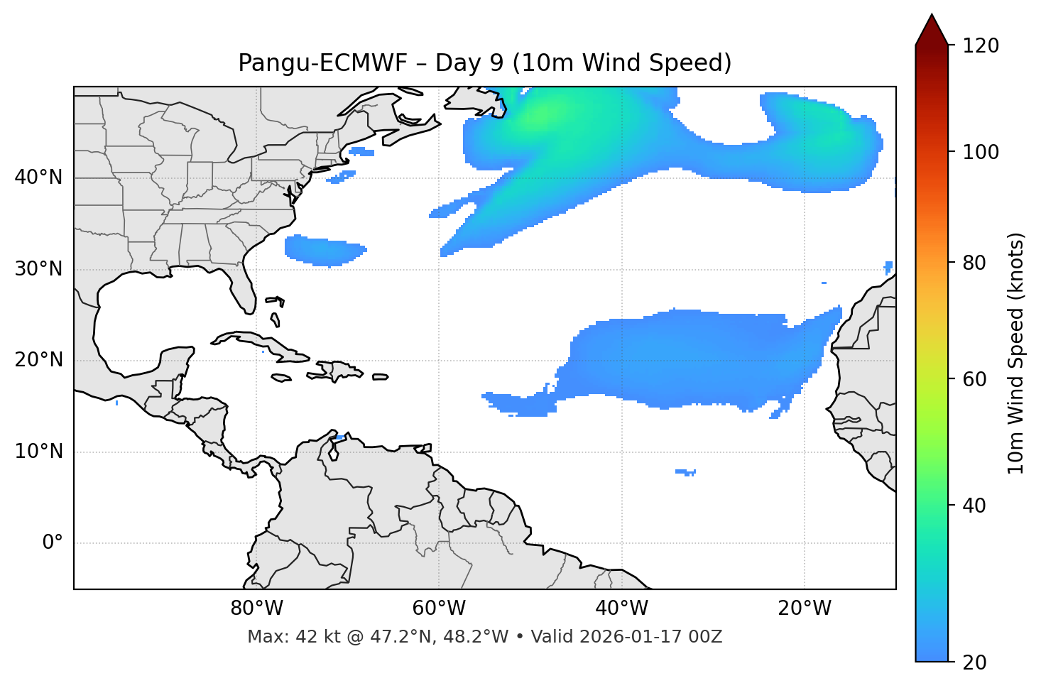 Pangu-ECMWF - Day 09