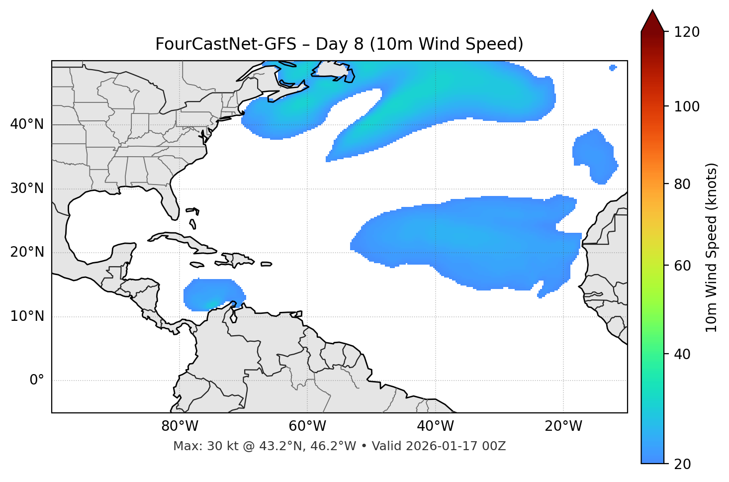 FourCastNet-GFS - Day 08