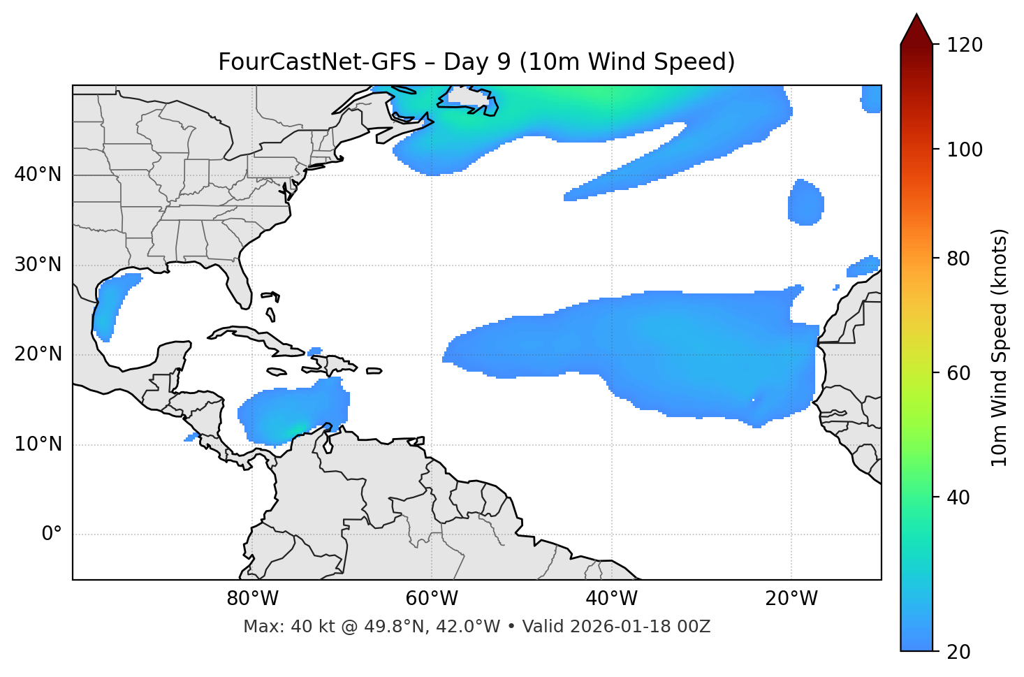 FourCastNet-GFS - Day 09